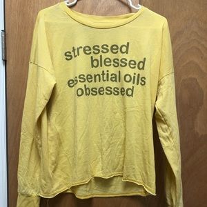 Essential oil obsessed long sleeve t-shirt
